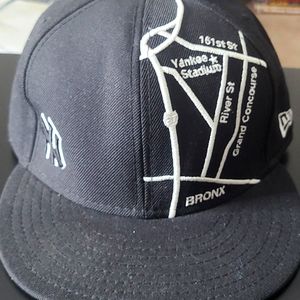 New York Yankees Map Fitted Cap